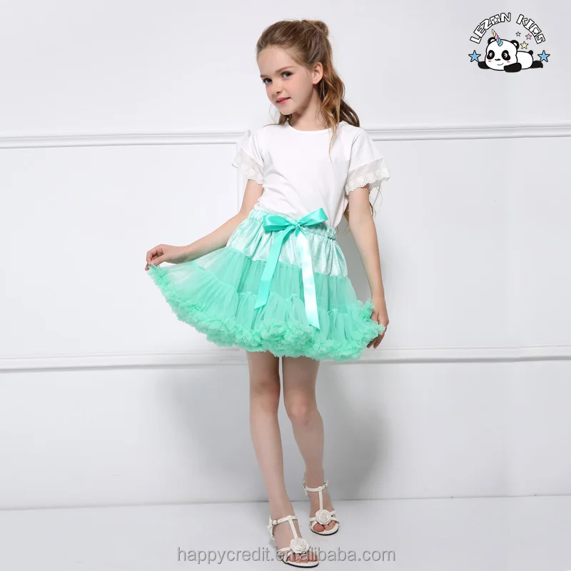 LEZONKIDS - Roupas de dança personalizadas de alta qualidade e confortáveis para meninas, saia tutu fofa, saia de ballet com laço, saia tutu de ballet